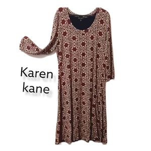 Karen Kane floral dress large